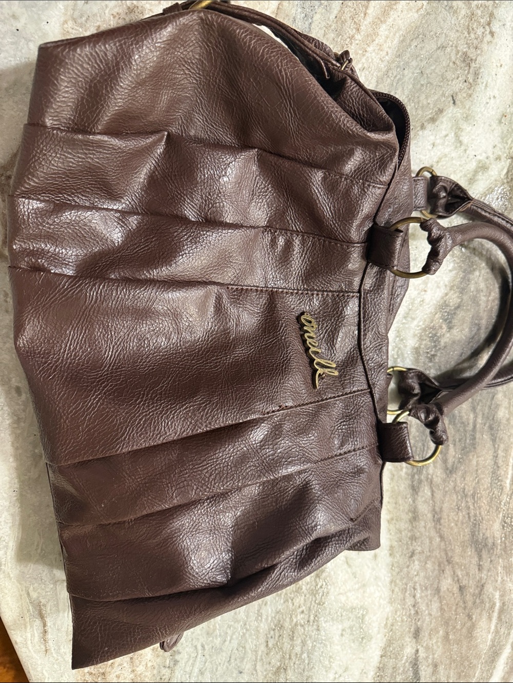 Brown Women’s Pleated Shoulder Bag by O'Neill